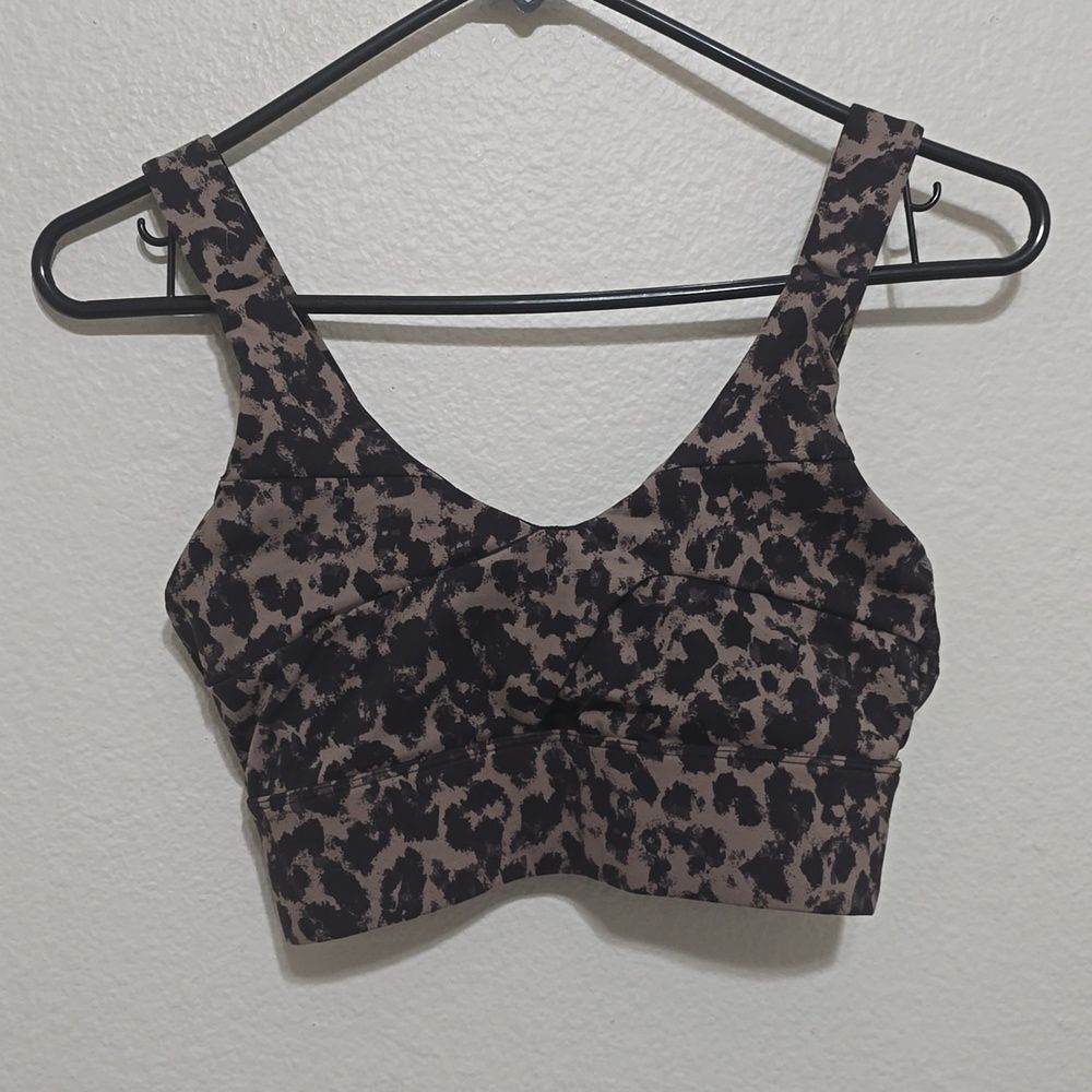 Varley let’s go Staunton bra‎ copper blurred animal  S